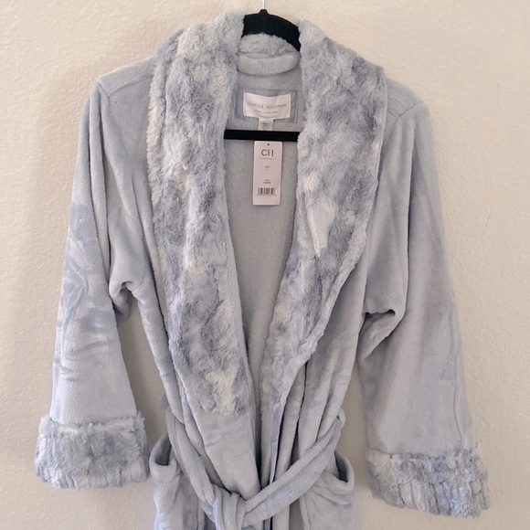 Midnight by Carole Hochman Other - Carole Hochman Long Blue Plush Robe Size Large